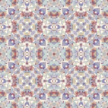 Pixel mosaic seamless pattern design, Repeat textile design. Fabric print Illustrazione stock