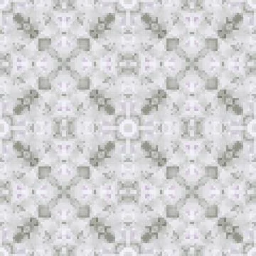 Pixel mosaic seamless pattern design, Repeat textile design. Fabric print Stock Illustration