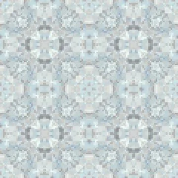 Pixel mosaic seamless pattern design, Repeat textile design. Fabric print Stock Illustration