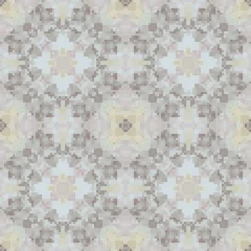 Pixel mosaic seamless pattern design, Repeat textile design. Fabric print Stockillustratie