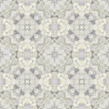 Pixel mosaic seamless pattern design, Repeat textile design. Fabric print Stock Illustration