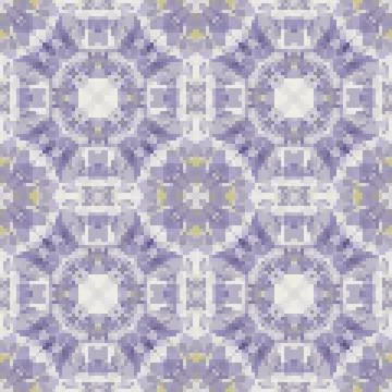 Pixel mosaic seamless pattern design, Repeat textile design. Fabric print 스톡 일러스트