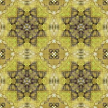 Pixel mosaic seamless pattern design, Repeat textile design. Fabric print Stock Illustration