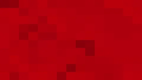 Pixel mosaic solid abstract red background multi color geometric square shape Stock Footage 297341085