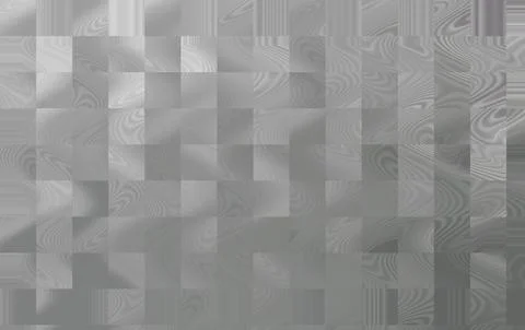 Pixel mosaic tile. gray gradient background. Geometric pattern, texture Stock Illustration