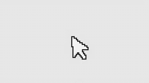 Pixel Mouse Cursor Arrow Seamless Loop - Alpha Channel 4K 库存影片 336842856