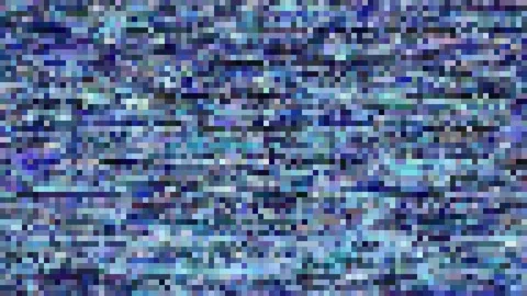 Pixel noise - computer glitch design template Video stock 130519032