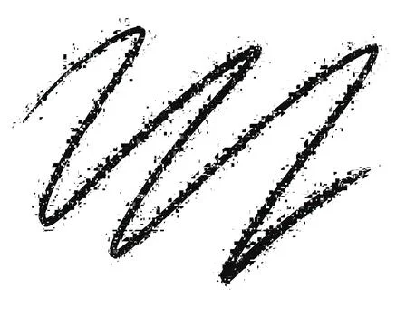 Pixel noise texture, black stroke with glitch effect. Foto stock
