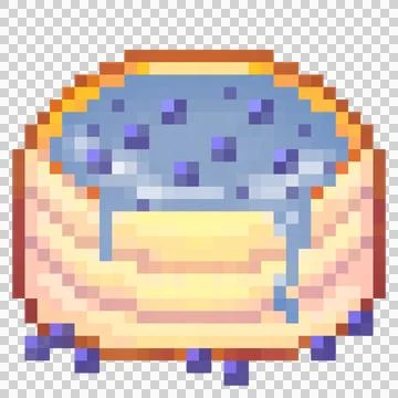 Pixel Pancakes: Stack of Sweetness Stock Illustration