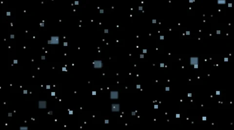 Pixel Particles Medium Density Stock Footage 31215782