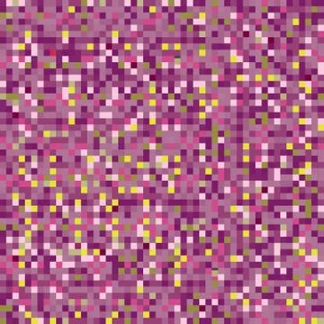 Pixel pattern. Abstract geometric seamless background. Stock Illustration