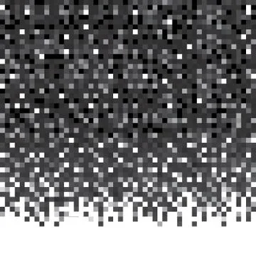 Pixel pattern. Abstract geometric seamless background. Stock Illustration