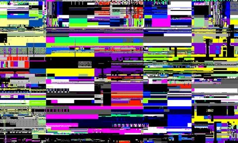 Pixel pattern of a digital glitch. Abstract background, pattern of a digital Stockillustratie
