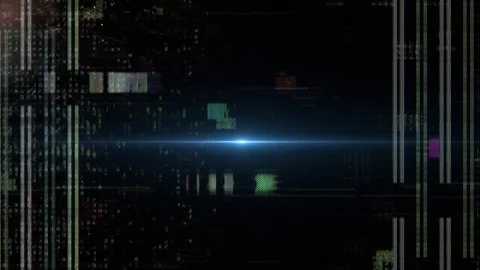 Pixel pattern of a digital glitch Stock Footage 129374103