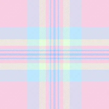 Pixel pattern seamless fabric, apparel texture plaid check. Realistic vecto.. Illustration
