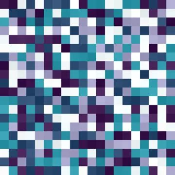 Pixel pattern. Seamless vector square background 스톡 일러스트