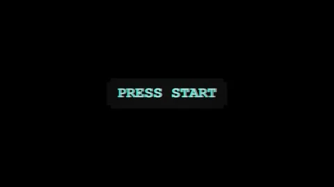 Pixel press star retro 8-bit animation with glowing effect for gaming interfa Stock-Footage 345873020