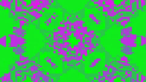 Pixel Prism Evolution Geometric Symmetry Motion Background Loopable Stock Footage 300064974