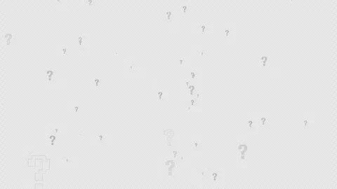 Pixel question mark popping loop animation Stock Footage 327732607