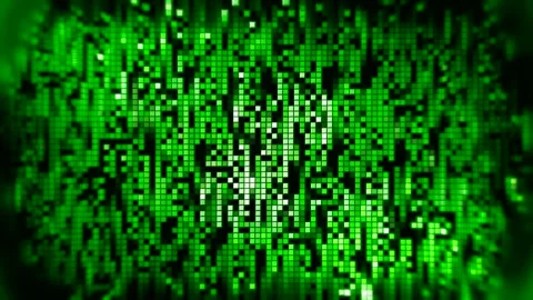 matrix code background moving