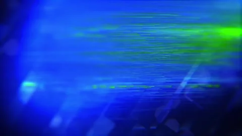 A pixel-sized screensaver. Slow motion background of flickering blue lines Stock Footage 241448135