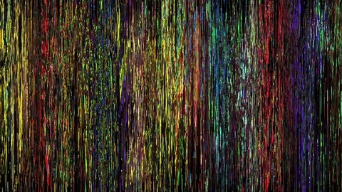 Pixel Sorting Dancing VJ Loop Stock Footage 80257989