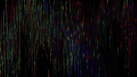 Pixel Sorting RBG Noise Stock Footage 80261551