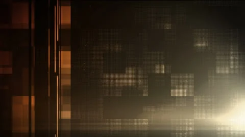 Pixel Squared Amber Orange Stock Footage 26062532