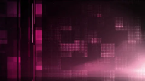 Pixel Squared Pink Stock Footage 26063239