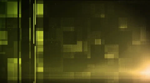 Pixel Squared Yellow Stock Footage 26063912