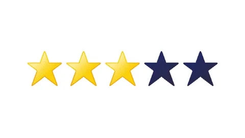 Pixel Star Rating Step Fill Animation Set Stock Footage 333243203