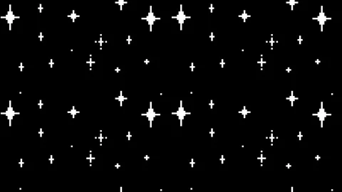 Pixel Star Sparkle Vertical Scrolling Background Stock Footage 333612877