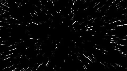 Pixel Starfield Warp Or Rain Motion Loop Stock Footage 332304524