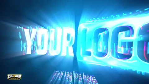 Pixel Storm Logo Reveal Stock After Effects