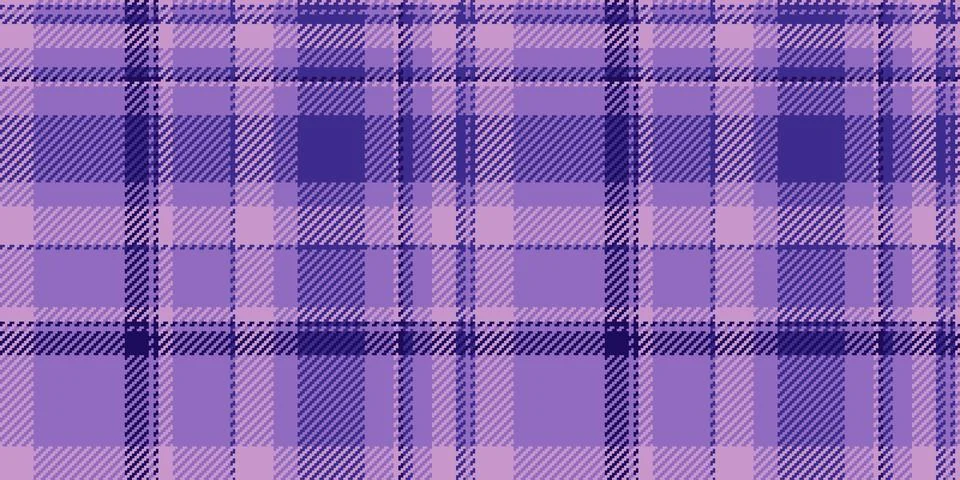Pixel tartan vector texture, overlayed background pattern seamless. Retail .. Illustrazione stock