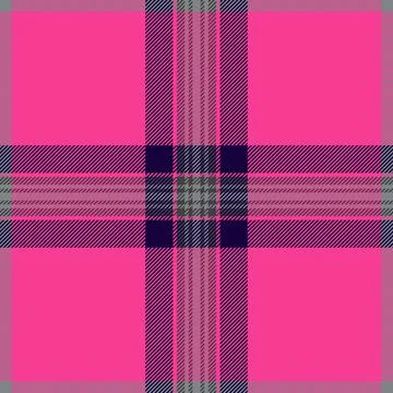 Pixel textile fabric background, decoration vector check pattern. French pl.. Stock Illustration