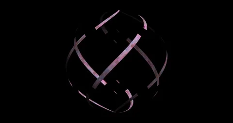 Pixel tiles animated as sphere Stock Footage 120236002