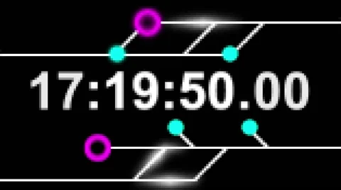 Pixel timer. Stock Footage 52797675