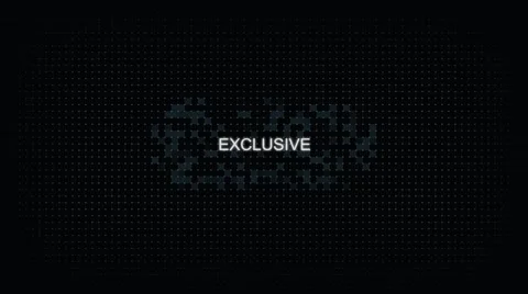 Pixel Title-Logo Reveal After Effects素材