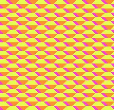 Pixel Trapezoid Geometric Seamless Pattern 스톡 일러스트