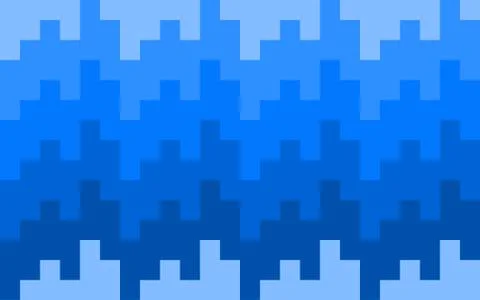 Pixel vector blue knit pattern background Stockillustratie