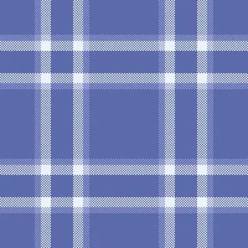 Pixel vector pattern tartan, girl plaid textile check. Grid seamless fabric.. 스톡 일러스트