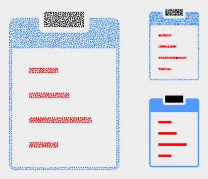 Pixel Vector Text Pad Icons Ilustração Stock