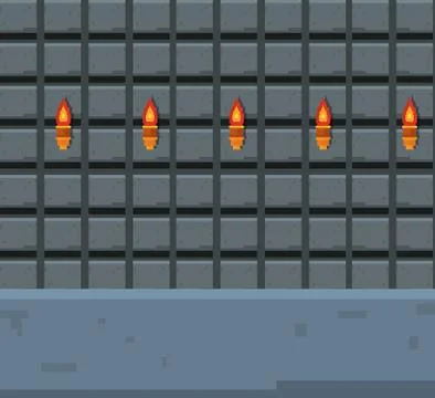 Pixel video game イラスト素材