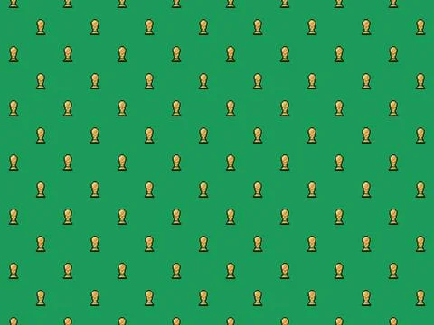 Pixel World Cup background - high res seamless pattern Stock Illustration