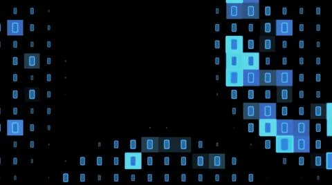 Pixel1 illustrationBg large Illustrazione stock