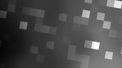 Pixelate black square background Stock Footage 305048288