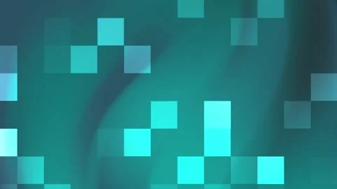 Pixelate overlay on cyan teal background Stock Footage 316733063