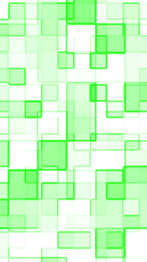 Pixelate white and green square background P Stock Footage 304337946