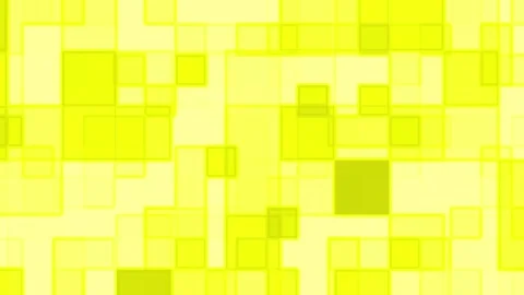 Pixelate yellow square background Stock Footage 304750886